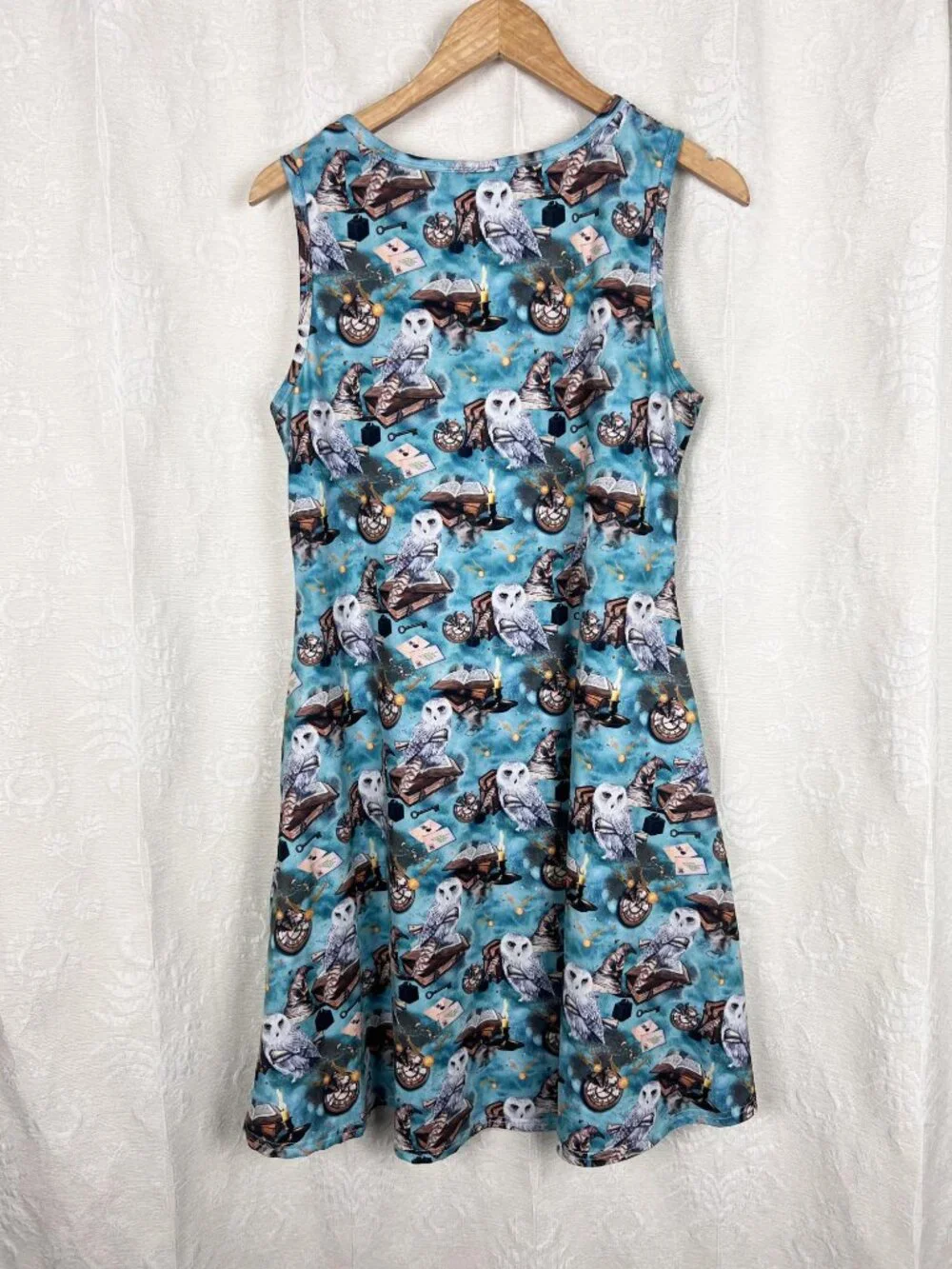 Harry Potter Hedwig isfit & flare tank dress Universal Studios Wizarding World